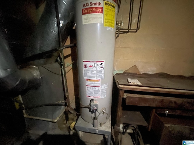 utilities with gas water heater