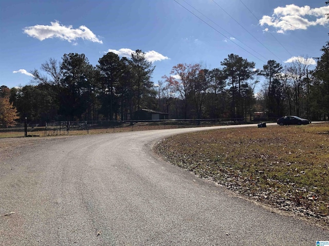 view of road