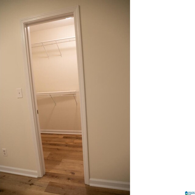 view of closet