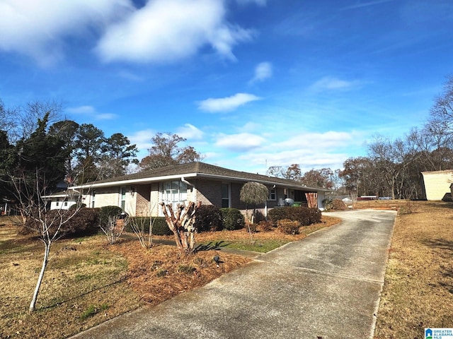 view of ranch-style house