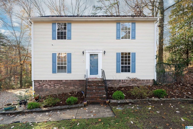 view of colonial-style house