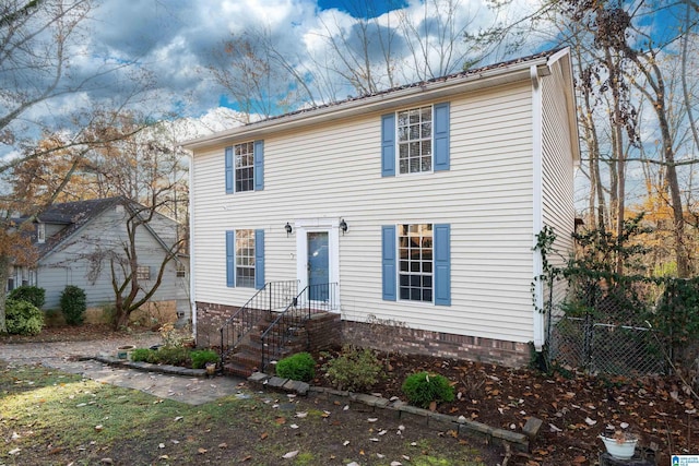 view of colonial house