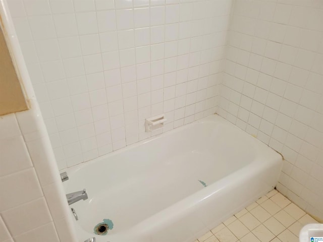 bathroom featuring tile patterned flooring