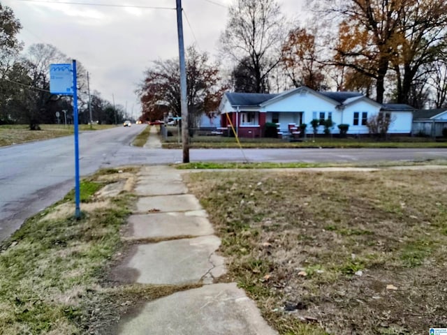 view of road