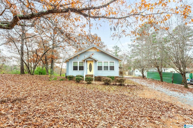 view of front of property