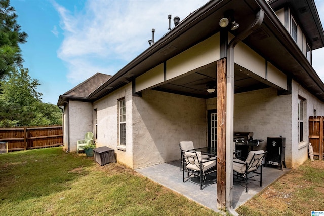 view of patio / terrace featuring area for grilling