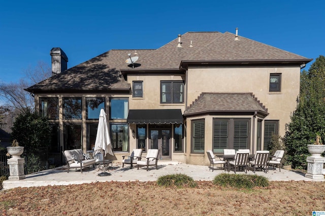 back of house featuring a patio