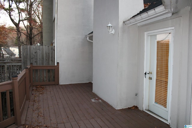 view of deck