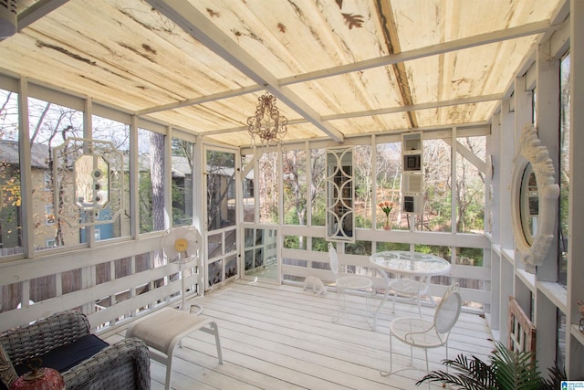 sunroom with a wealth of natural light