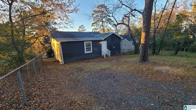 view of front of home