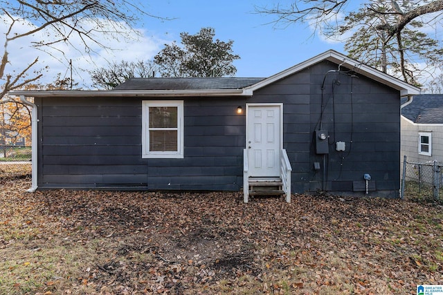 view of rear view of house