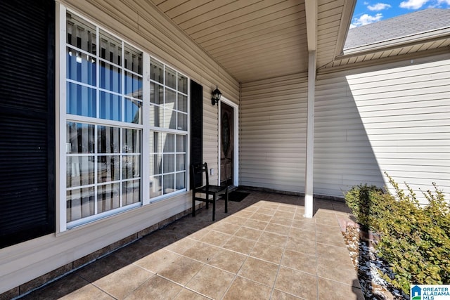 view of patio / terrace featuring covered porch