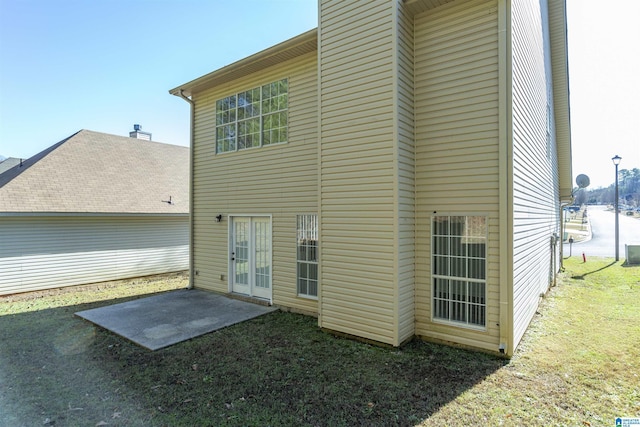 rear view of house featuring a patio area