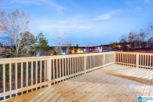 view of deck