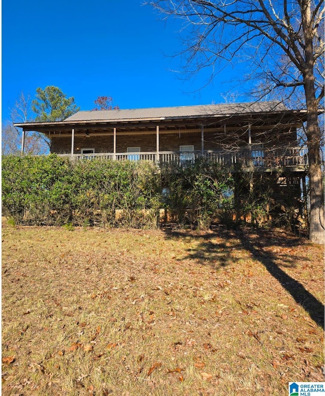 view of rear view of house