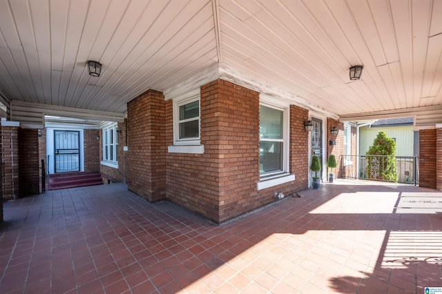 view of patio / terrace featuring a porch