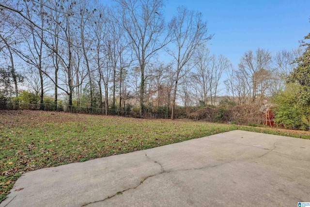 view of yard featuring a patio area