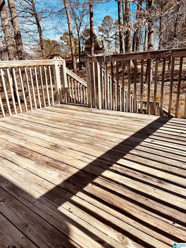 view of deck