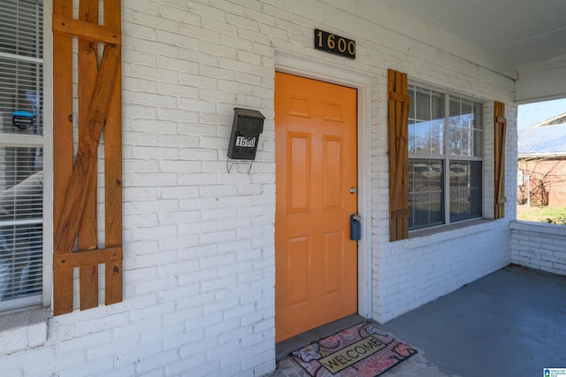 view of entrance to property