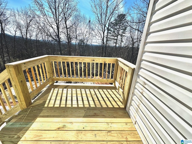 view of deck