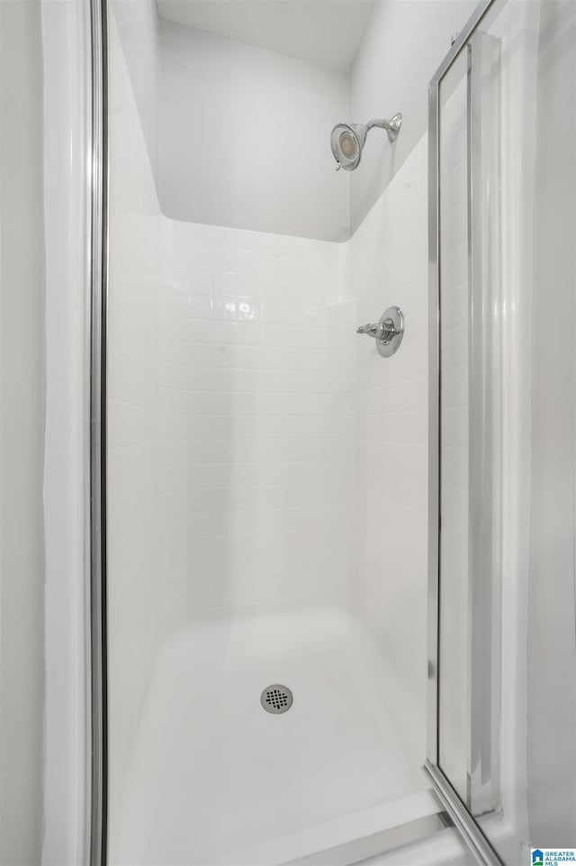 bathroom with walk in shower