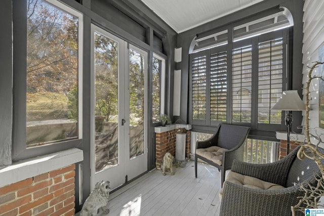 sunroom with a wealth of natural light