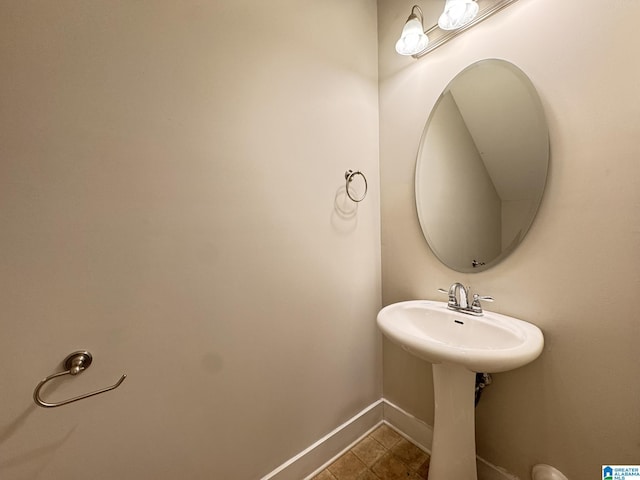 bathroom featuring tile patterned floors