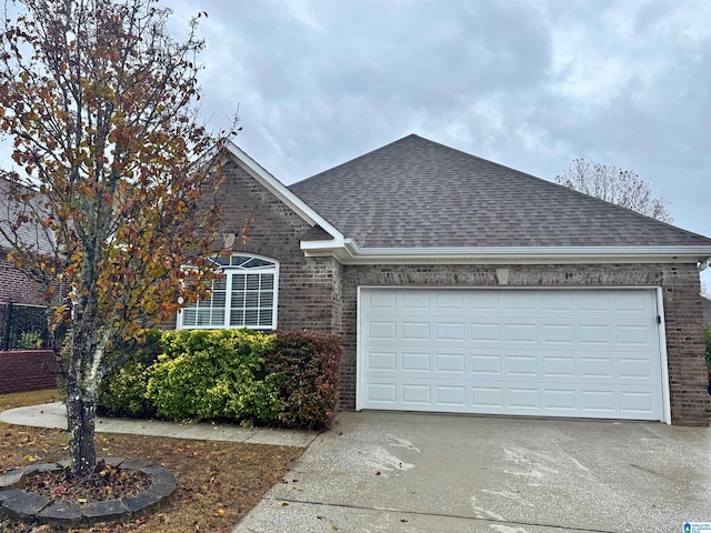 ranch-style house with a garage