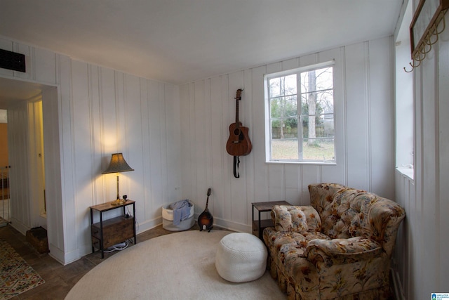 view of living area