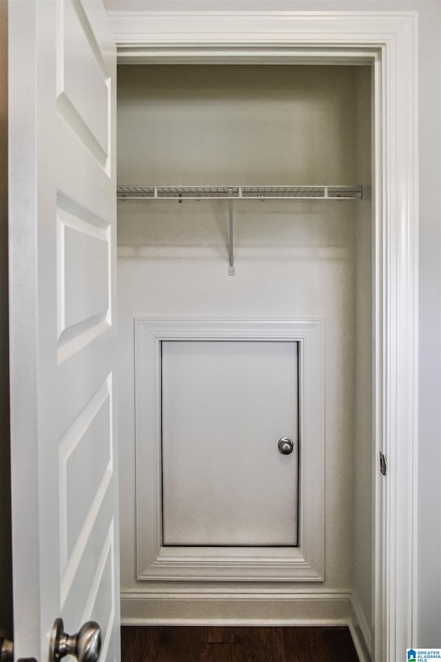 view of closet