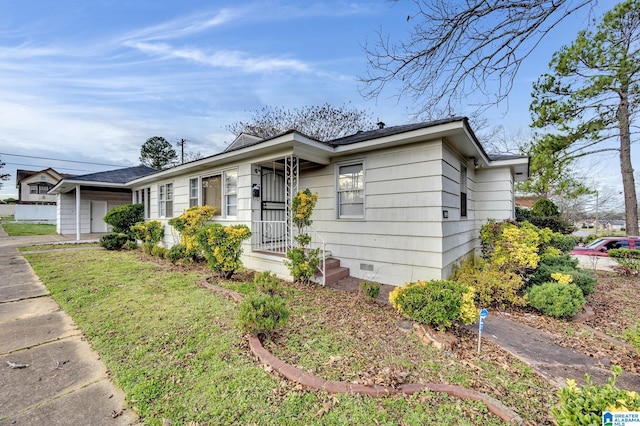 view of ranch-style home