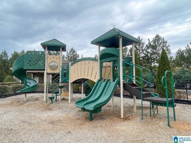 view of play area