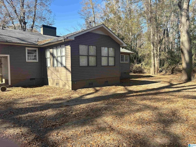 view of property exterior