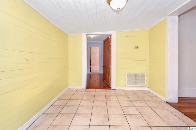 view of tiled spare room