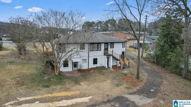 view of front of home