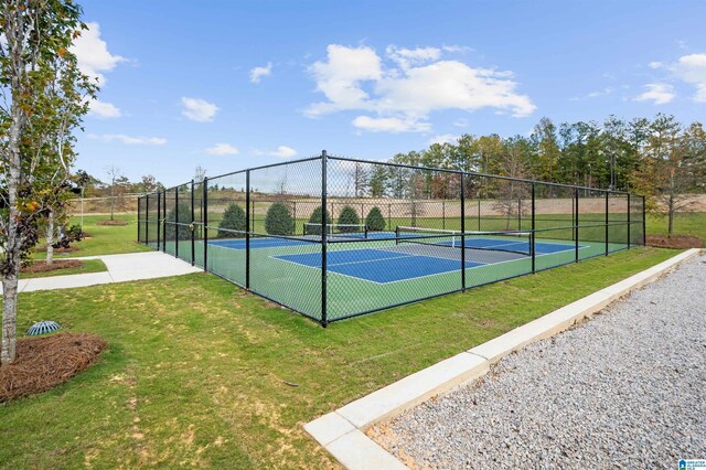 1616 Skye Pass, Hoover, AL 35244 - view of tennis court featuring a yard