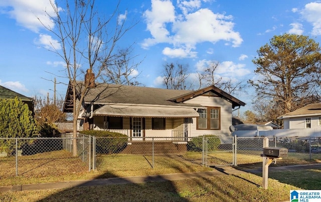 view of bungalow