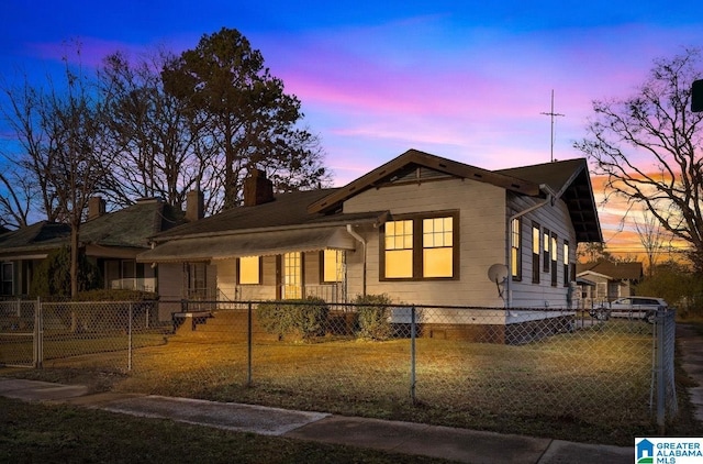 view of front of house