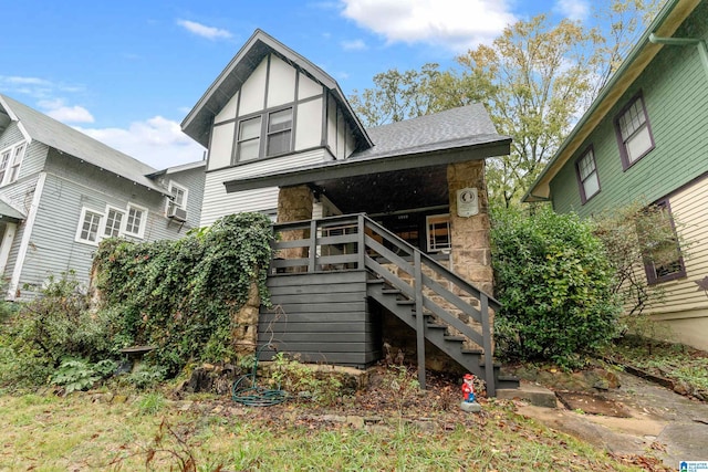 1013 28th Pl, Birmingham, AL 35205 - back of property with stairway and a shingled roof