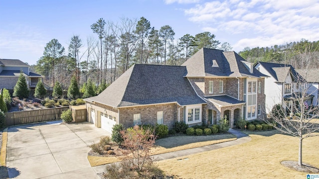 front facade featuring a garage