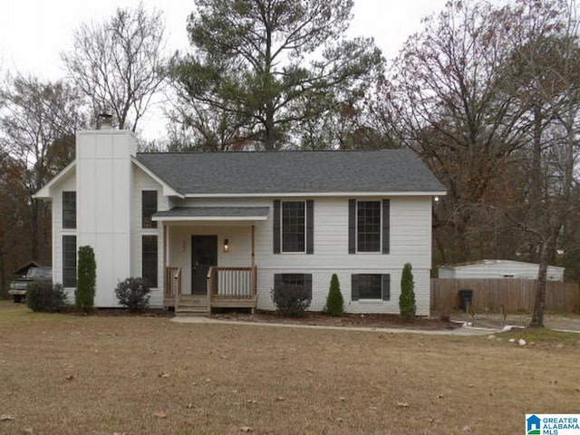 view of front of home