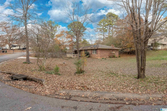 view of front of property