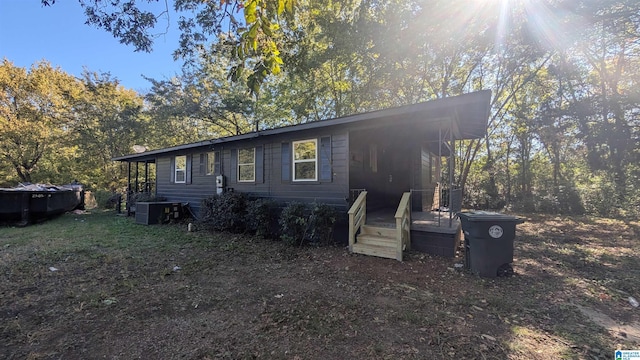 exterior space with central AC unit