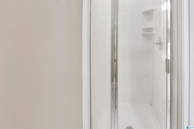 bathroom with walk in shower