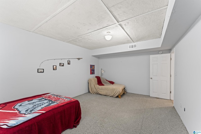 bedroom with carpet flooring