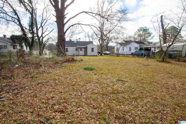 view of yard