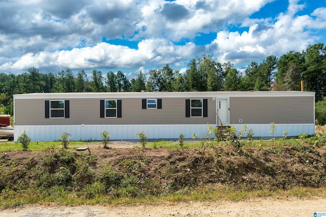 view of manufactured / mobile home