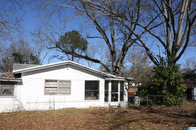 view of side of property