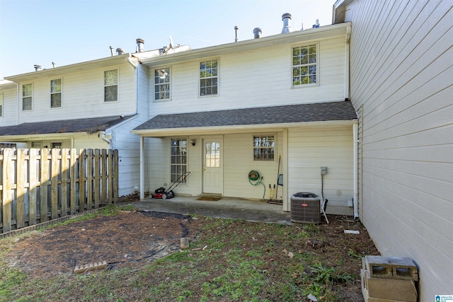 back of house featuring a patio area