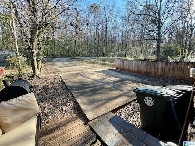 exterior space with grilling area